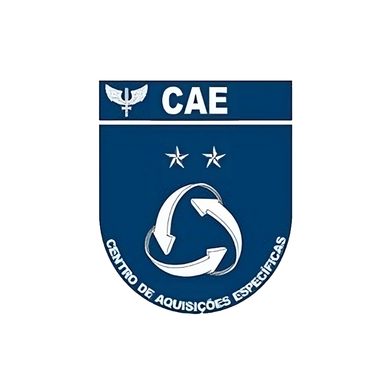 Logomarca do plano Centro de Aquisições Específicas - CAE